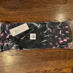 NWT Lucy Activewear Unhindered Yoga Mat Bag - pink and black Backpack Straps